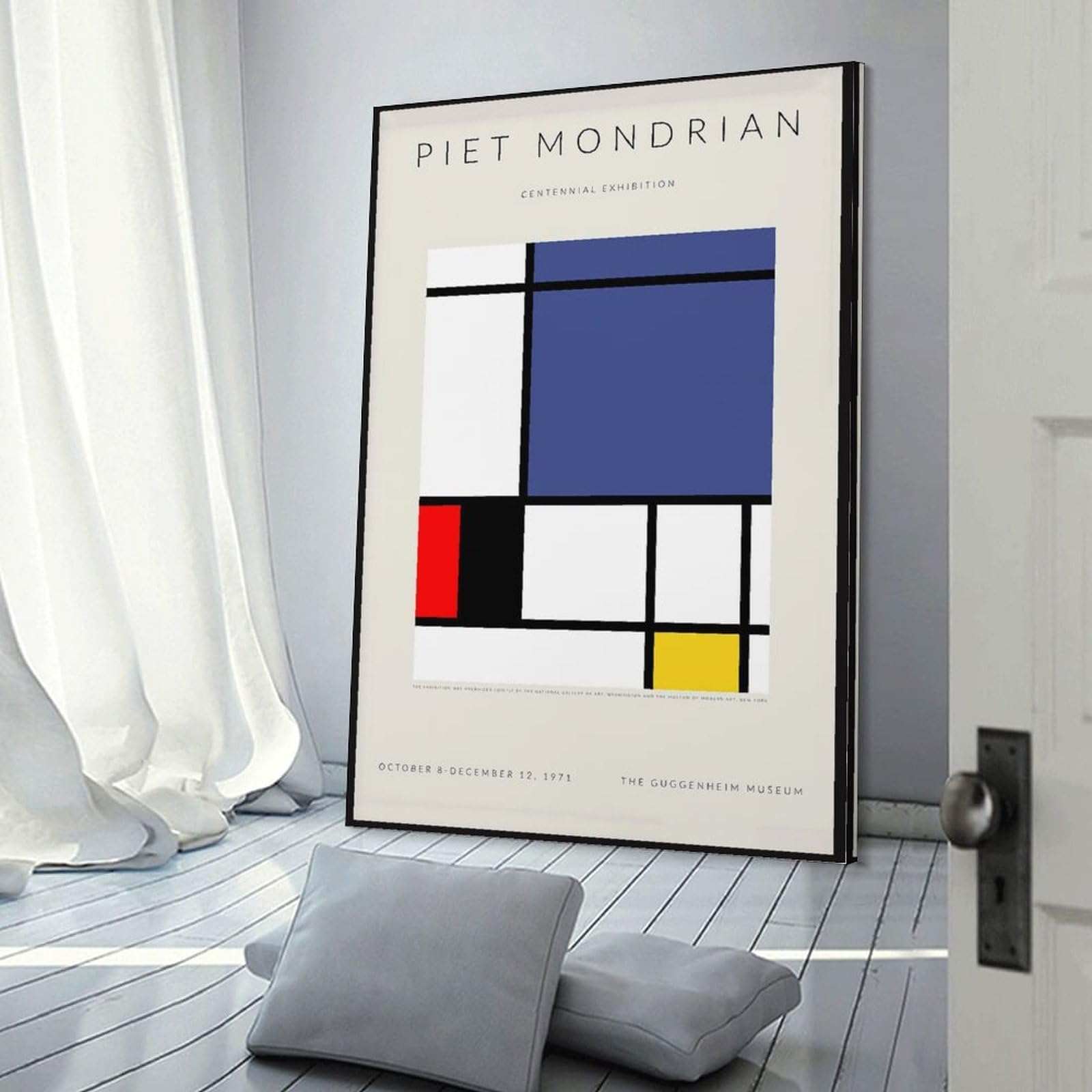 Amazon.co.jp: ピエト・モンドリアン ポスター モンドリアンのグリッド